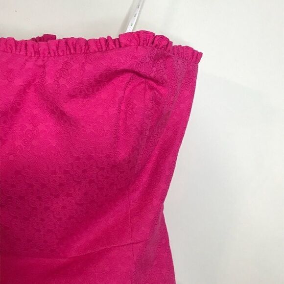 Lilly Pulitzer Sz 2 Strapless Pink Dress - Picture 1 of 6